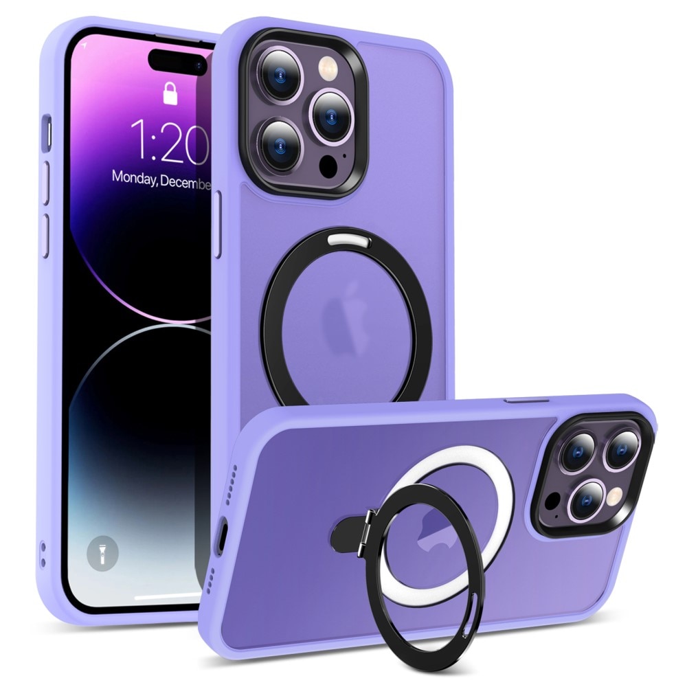 Funda híbrida MagSafe Ring iPhone 14 Pro Max lavanda