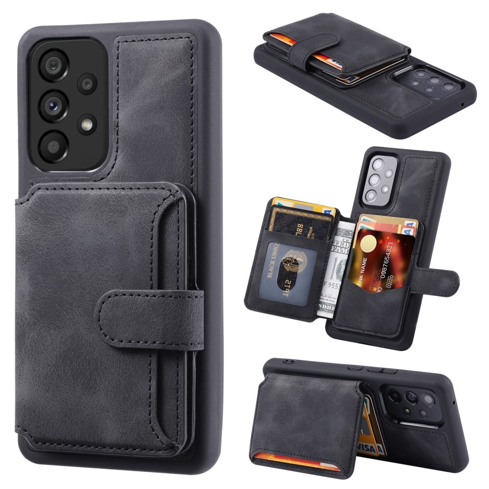 Funda con tarjetero anti-RFID Multi-slot Samsung Galaxy A53 negro