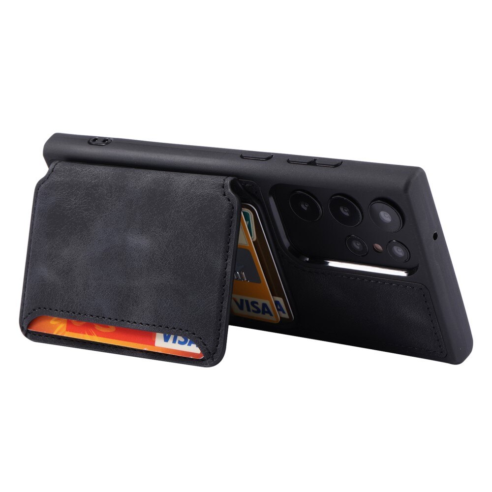 Funda con tarjetero anti-RFID Multi-slot Samsung Galaxy S22 Ultra negro