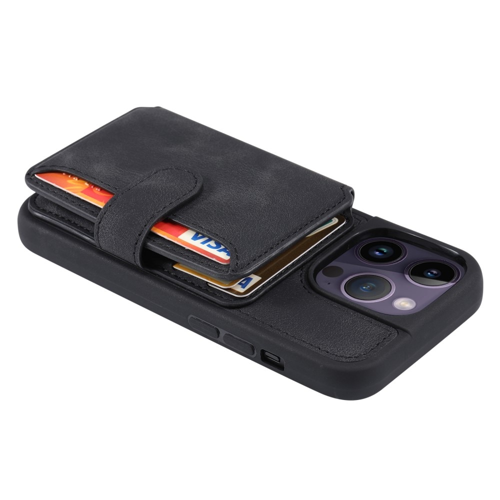 Funda con tarjetero anti-RFID Multi-slot iPhone 12/12 Pro negro