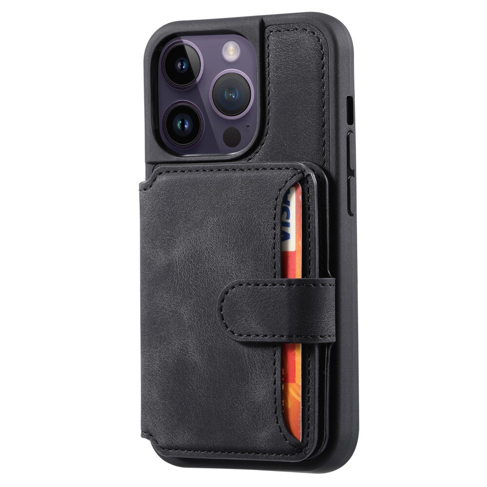 Funda con tarjetero anti-RFID Multi-slot iPhone 12/12 Pro negro