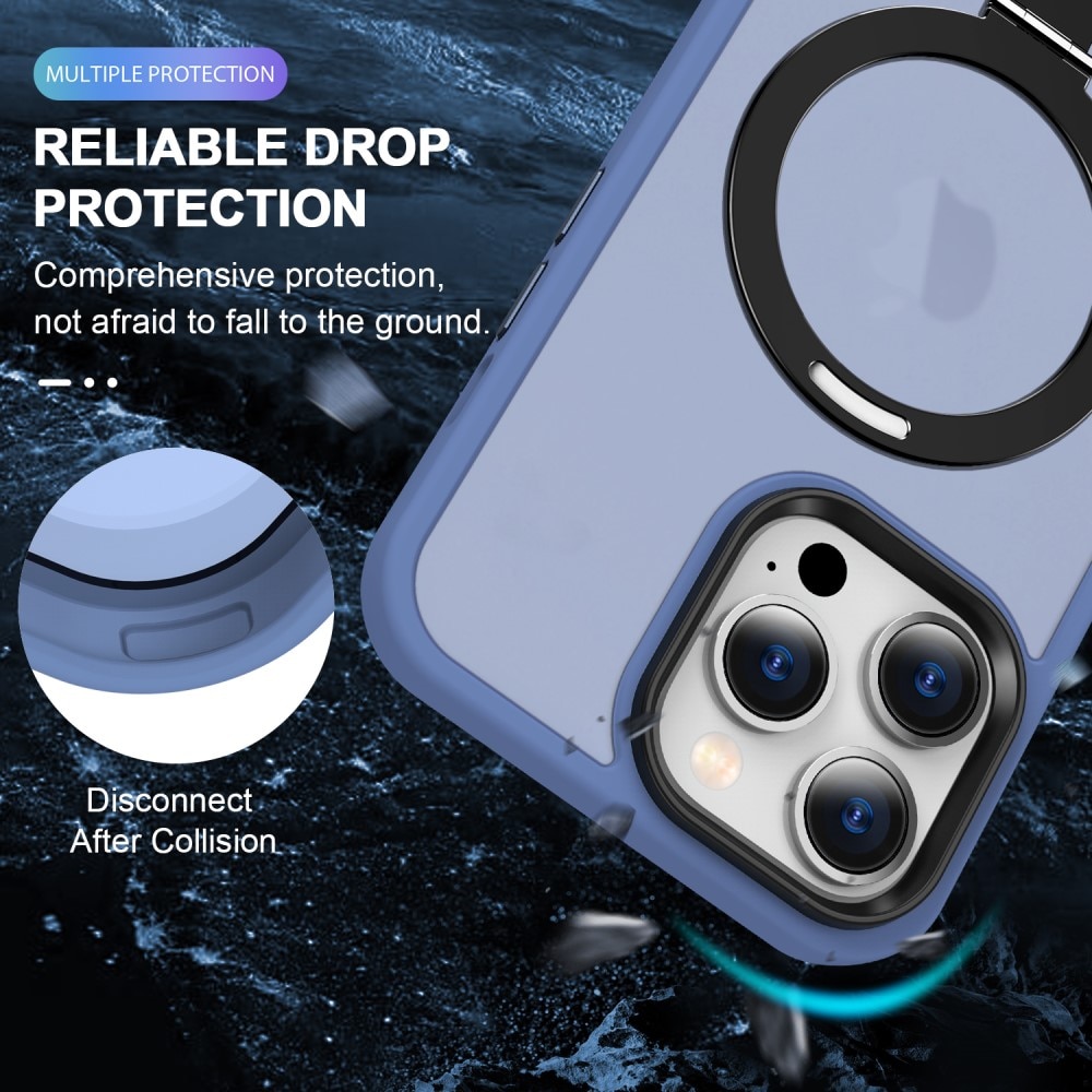 Funda híbrida MagSafe Ring iPhone 14 Pro Azul