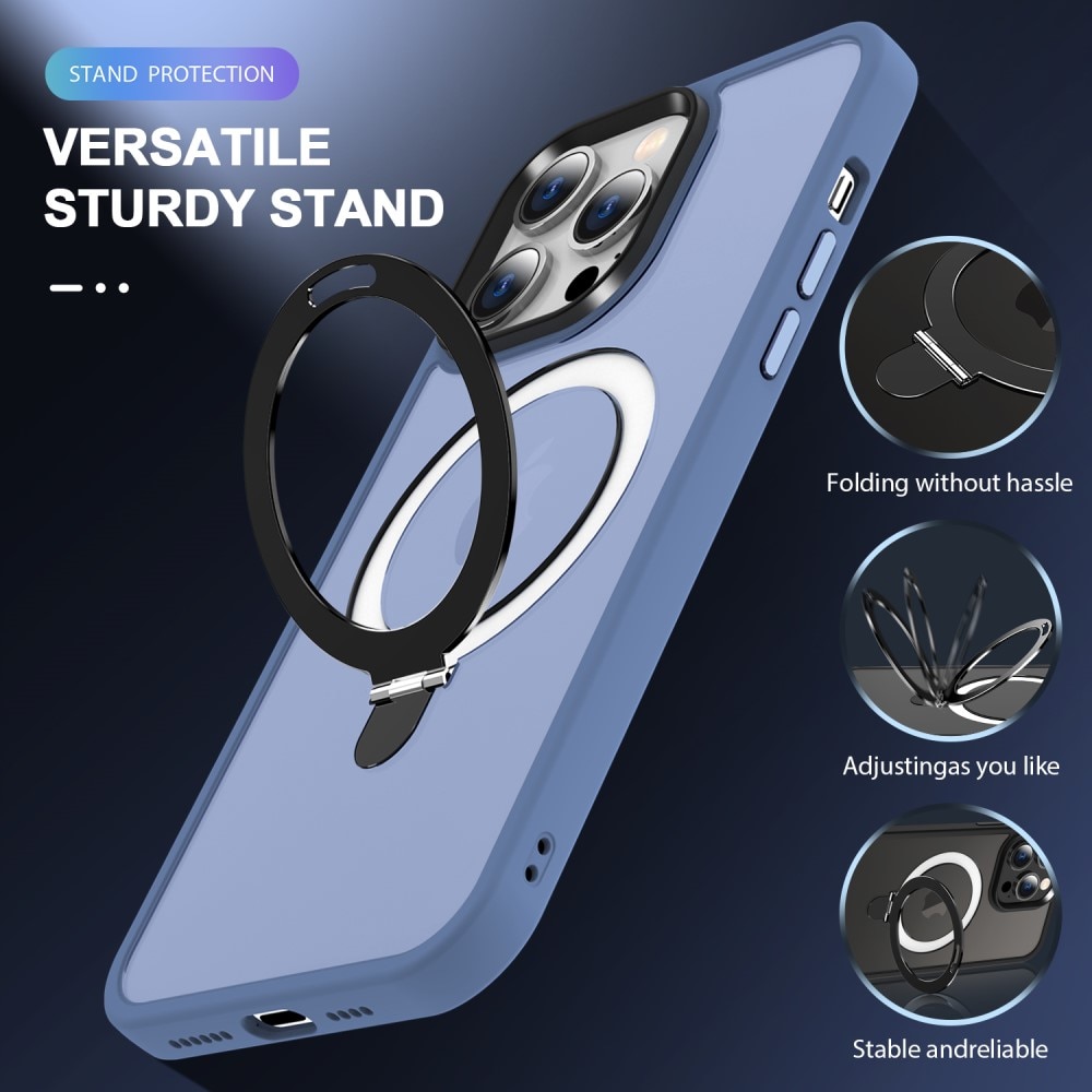 Funda híbrida MagSafe Ring iPhone 14 Pro Azul