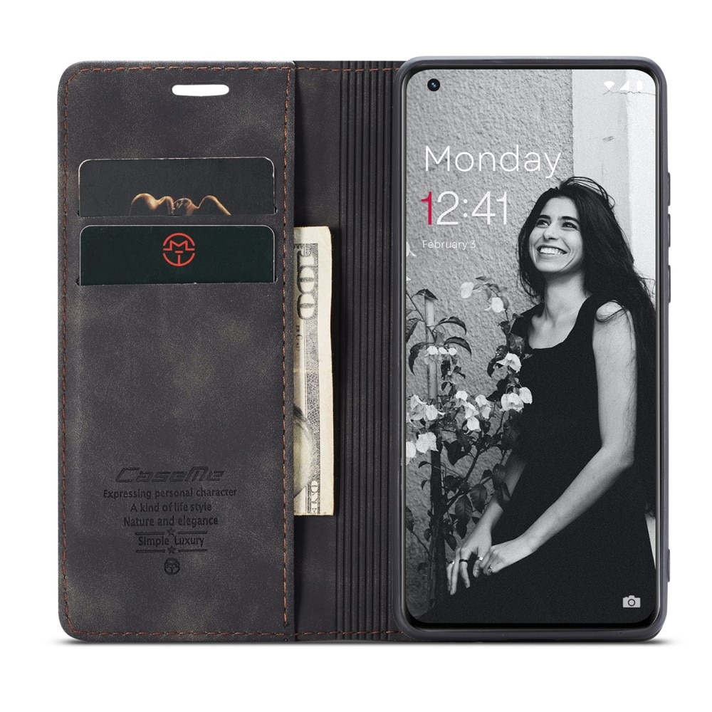 Funda delgada con solapa  OnePlus 11 Negro
