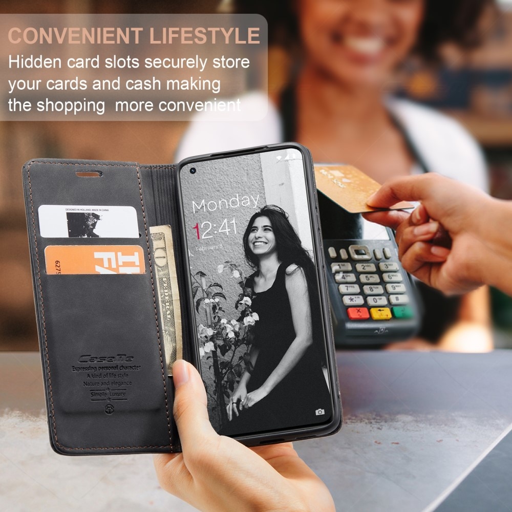 Funda delgada con solapa  OnePlus 11 Negro