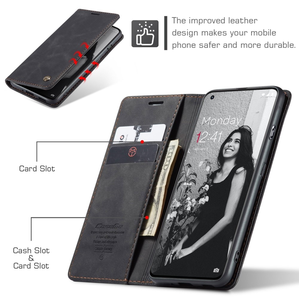 Funda delgada con solapa  OnePlus 11 Negro
