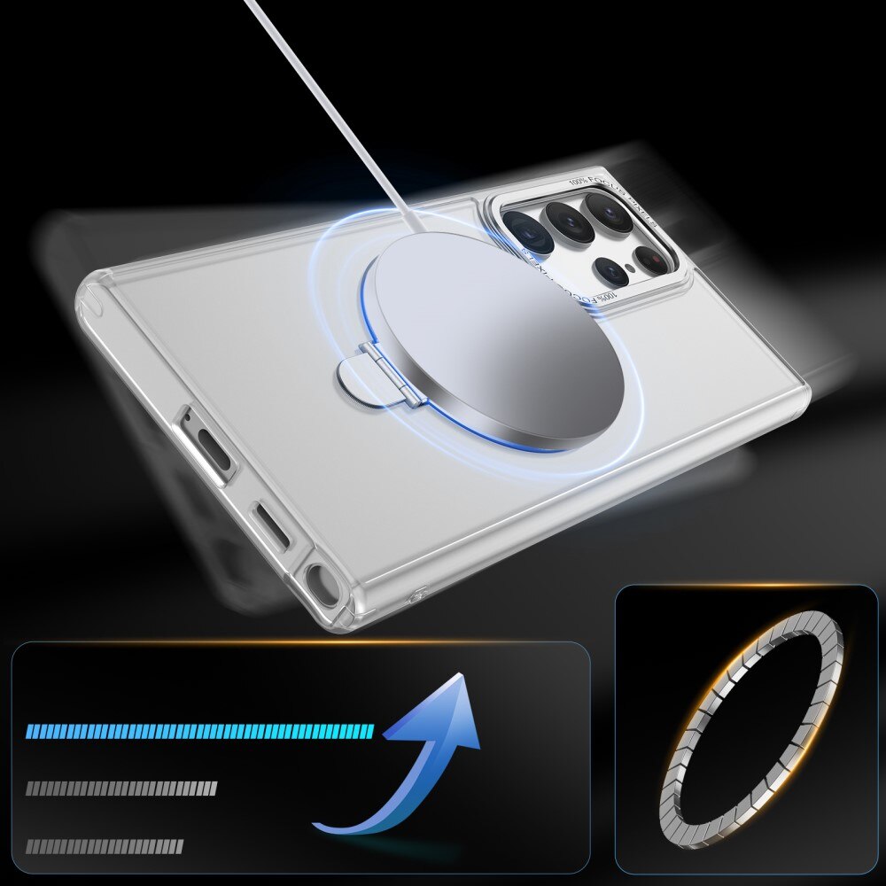Funda híbrida MagSafe Ring Samsung Galaxy S23 Ultra Azul