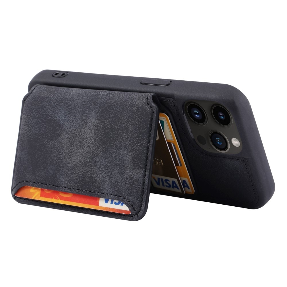 Funda con tarjetero anti-RFID Multi-slot iPhone 14 Pro Max negro