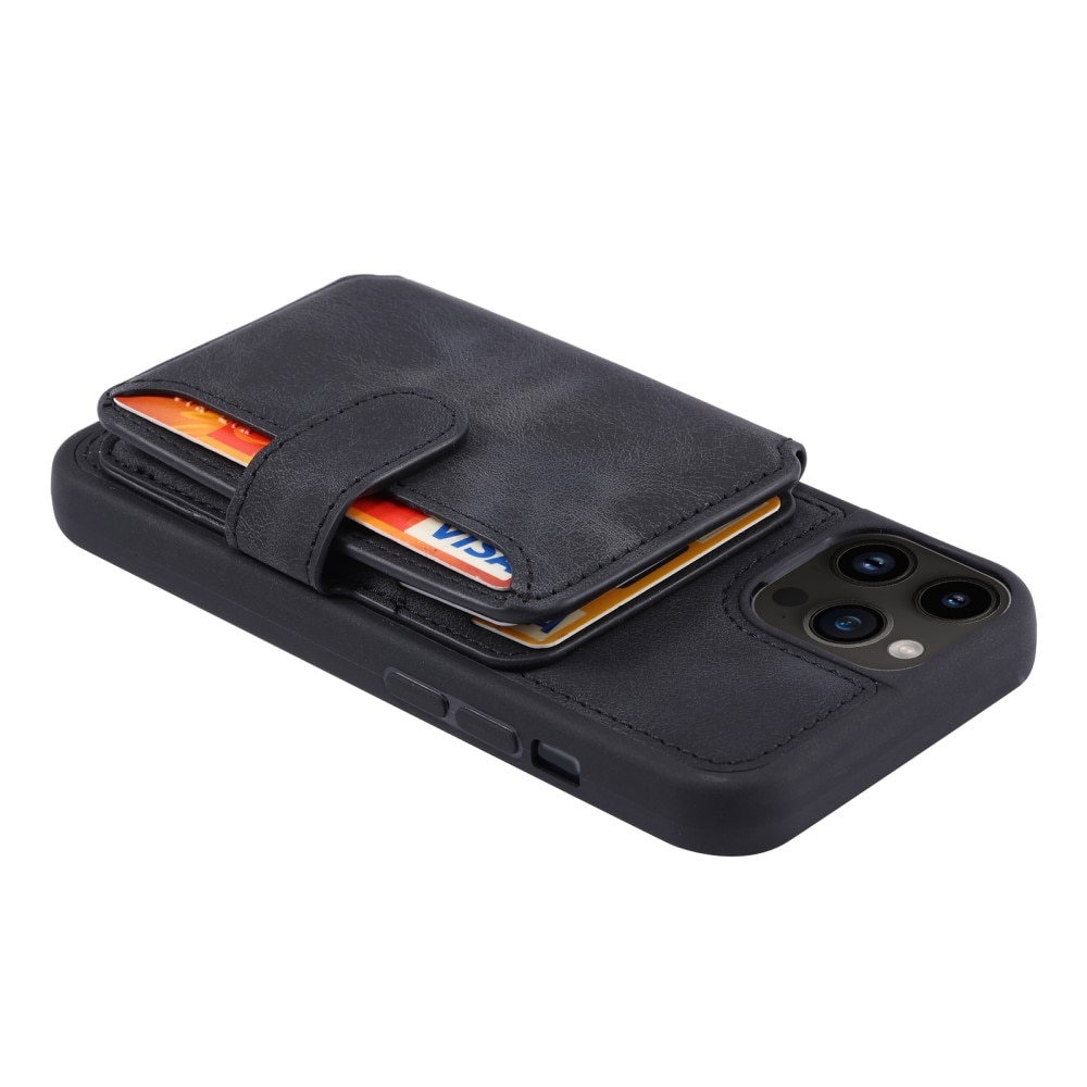 Funda con tarjetero anti-RFID Multi-slot iPhone 14 Pro Max negro