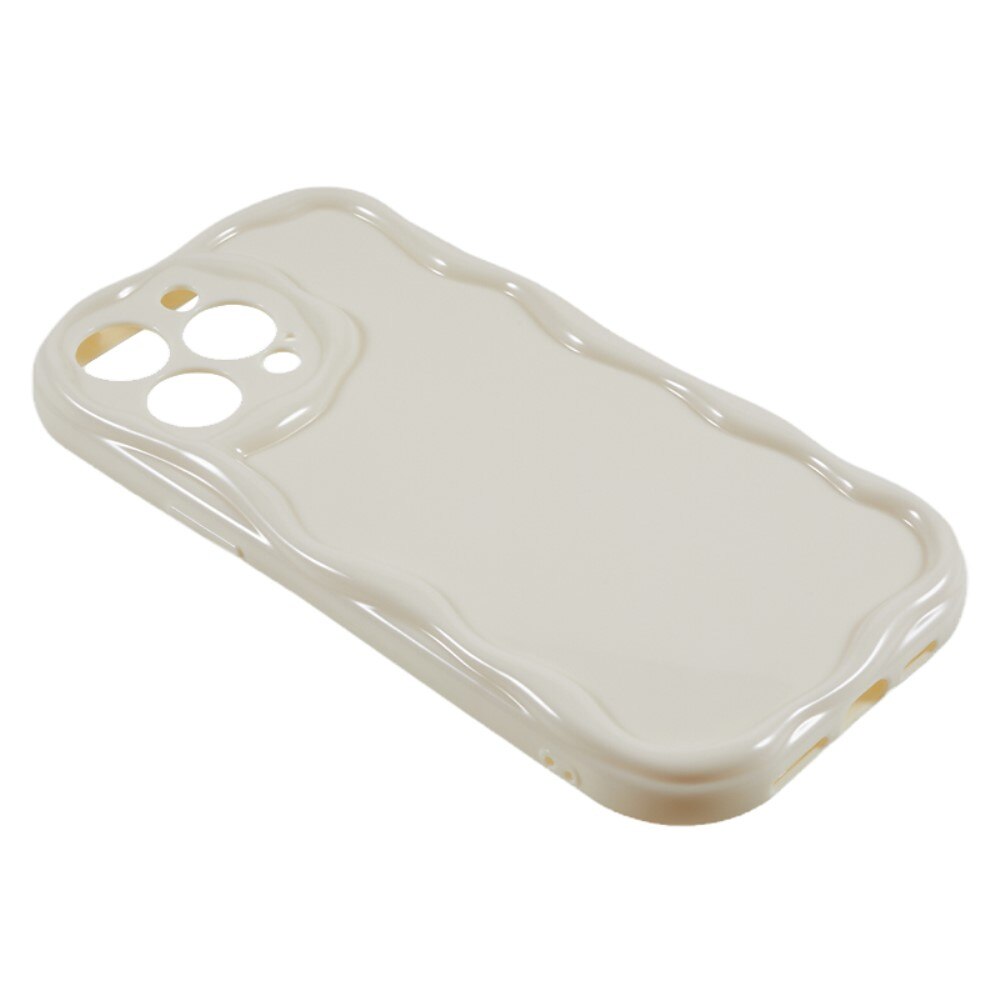 Funda TPU Wavy iPhone 14 Pro beige claro