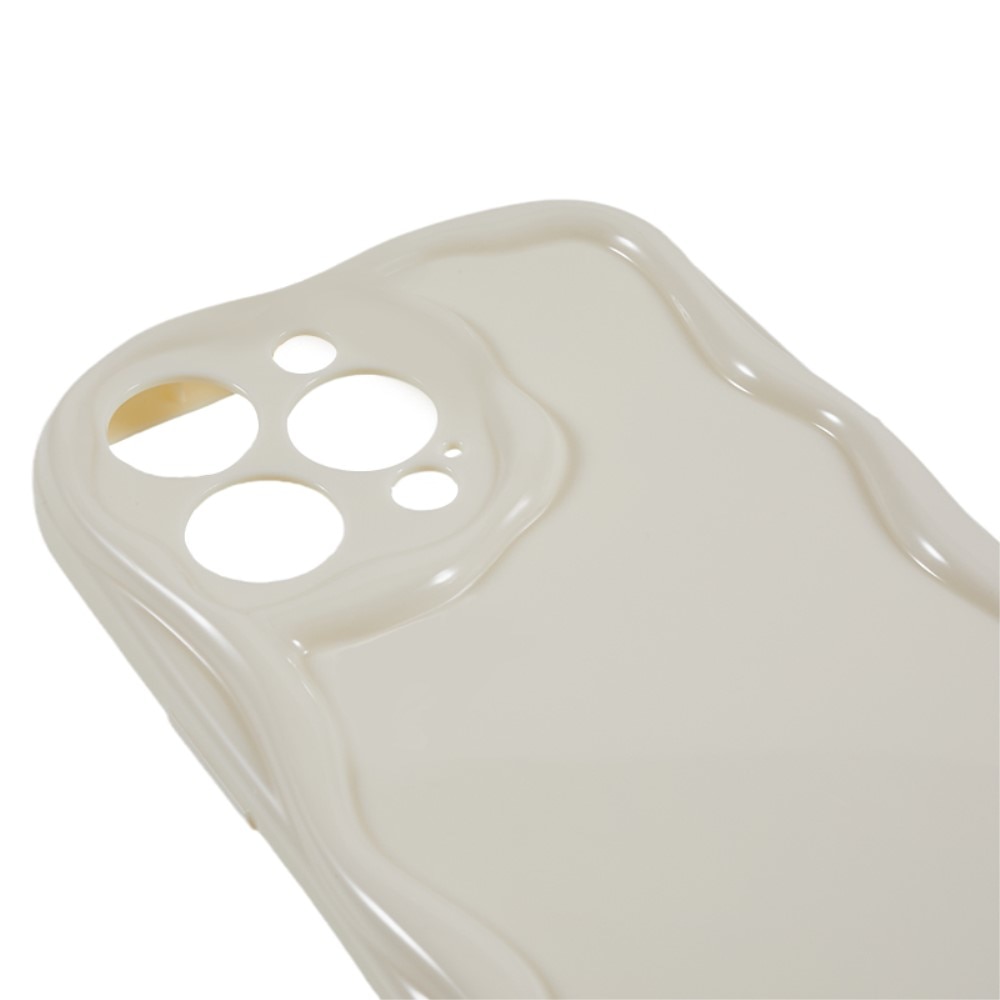 Funda TPU Wavy iPhone 14 Pro beige claro
