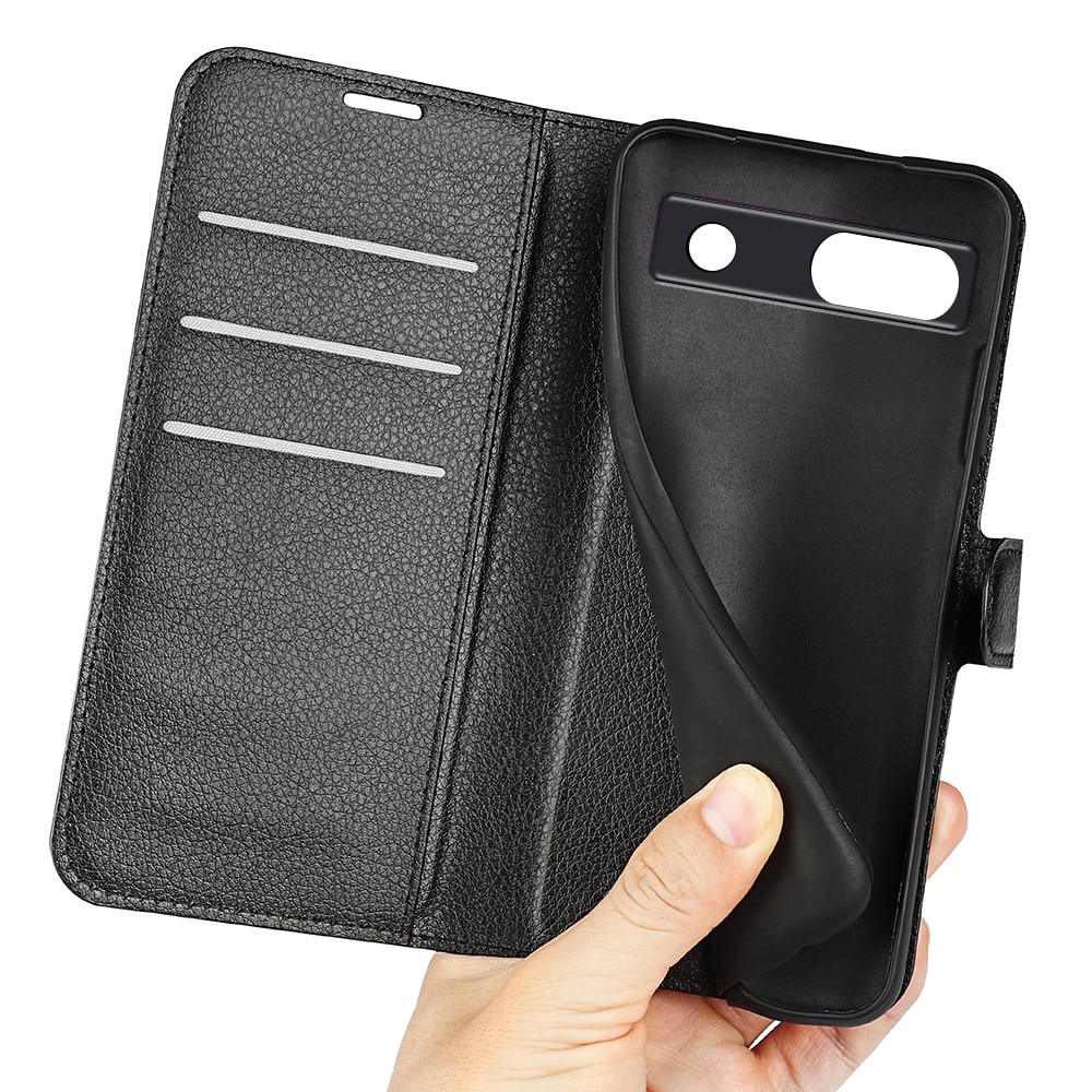 Funda cartera Google Pixel 7a Negro