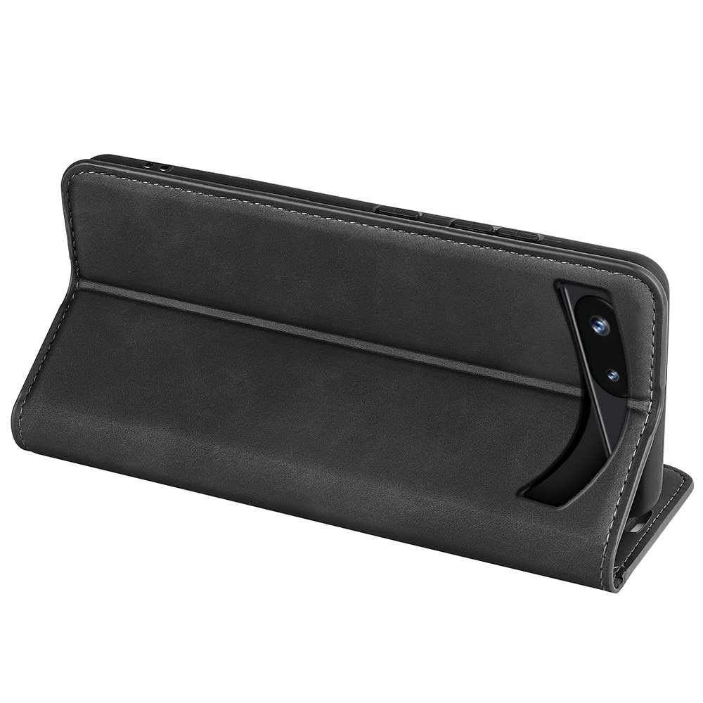 Funda delgada cartera Google Pixel 7a Negro