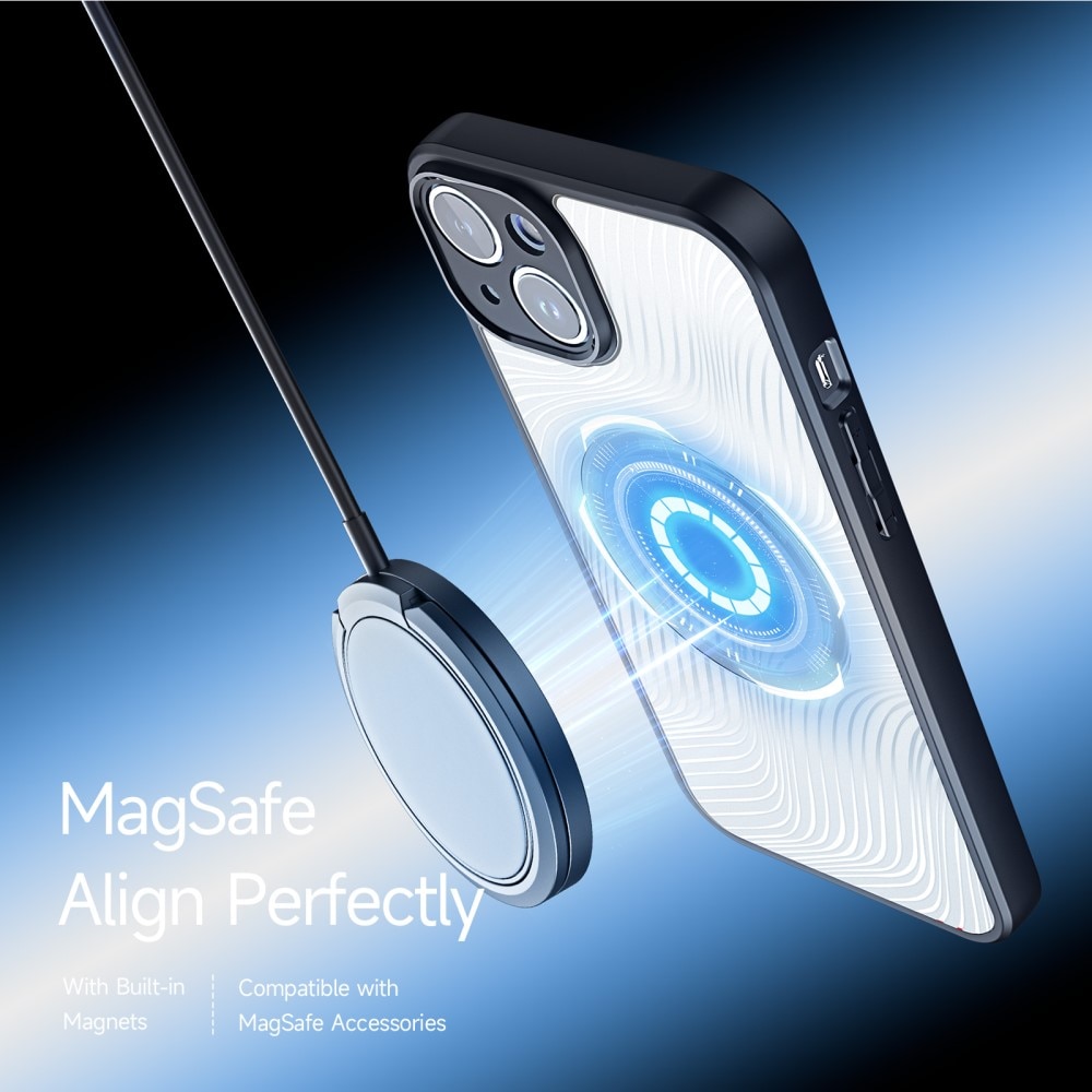 Aimo Series MagSafe Funda iPhone 14 transparente