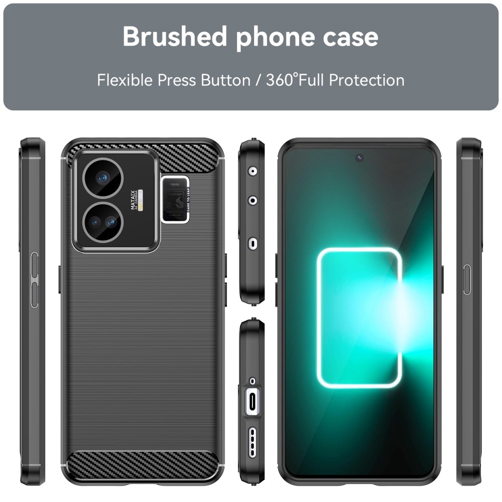 Funda TPU Brushed Realme GT3 Black