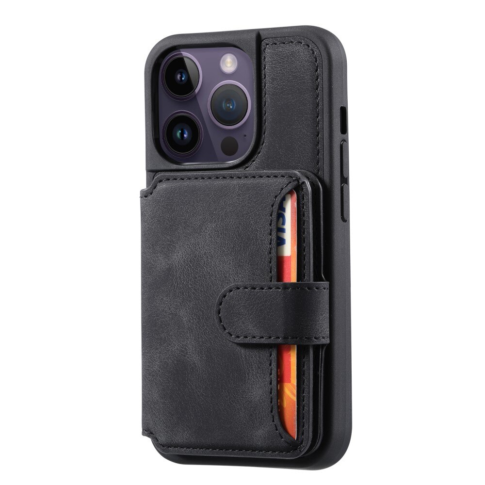 Funda con tarjetero anti-RFID Multi-slot iPhone 12 Pro Max negro