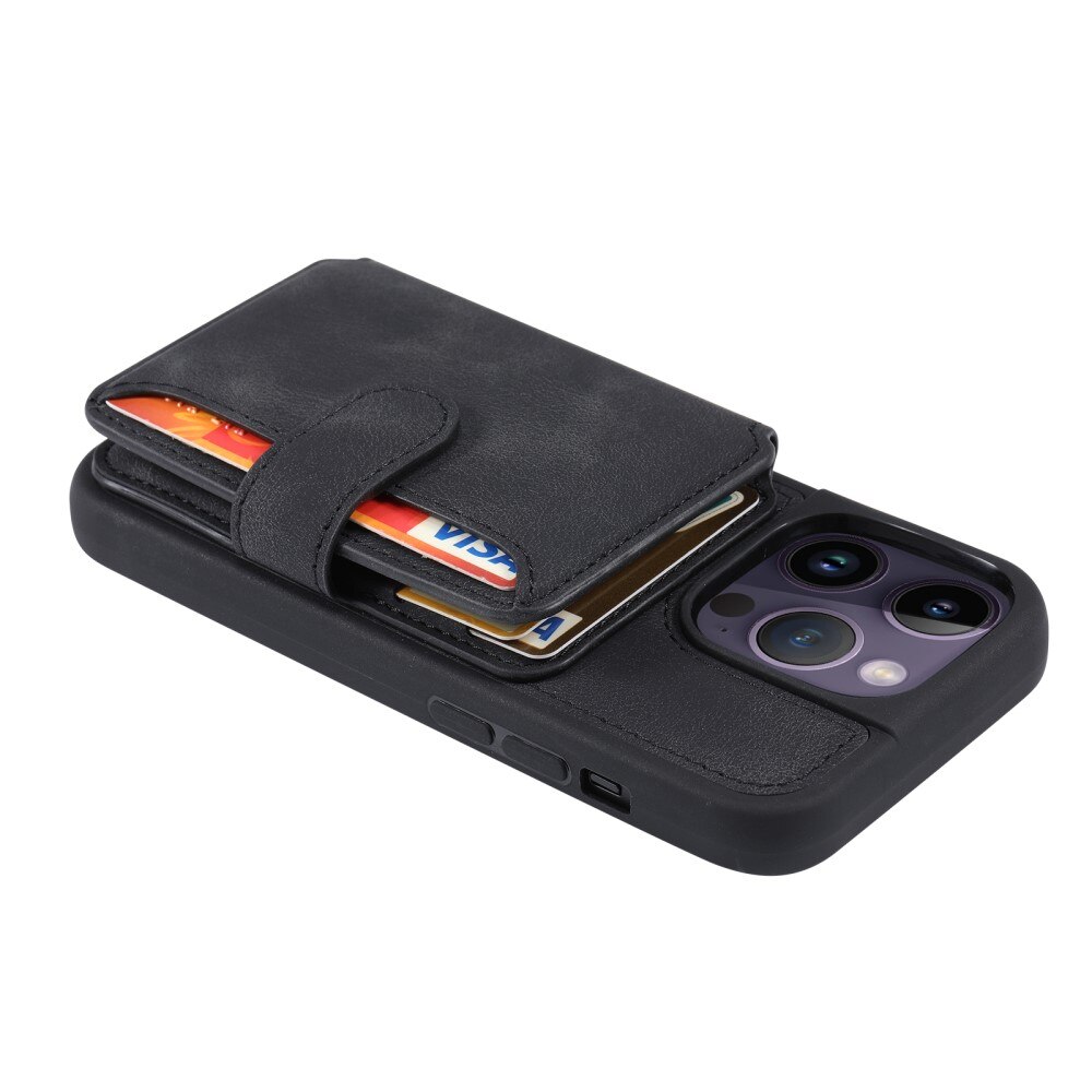 Funda con tarjetero anti-RFID Multi-slot iPhone 12 Pro Max negro