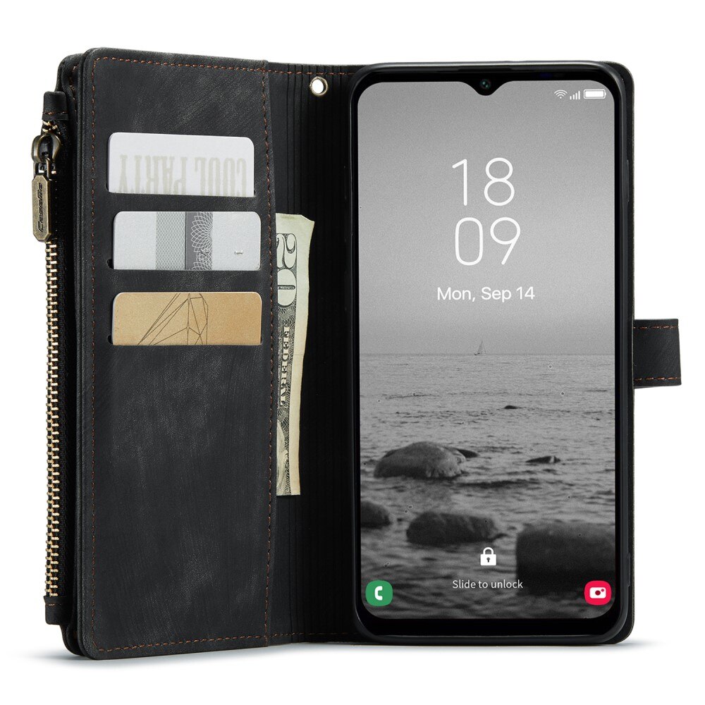 Cartera Zipper Samsung Galaxy A24 negro