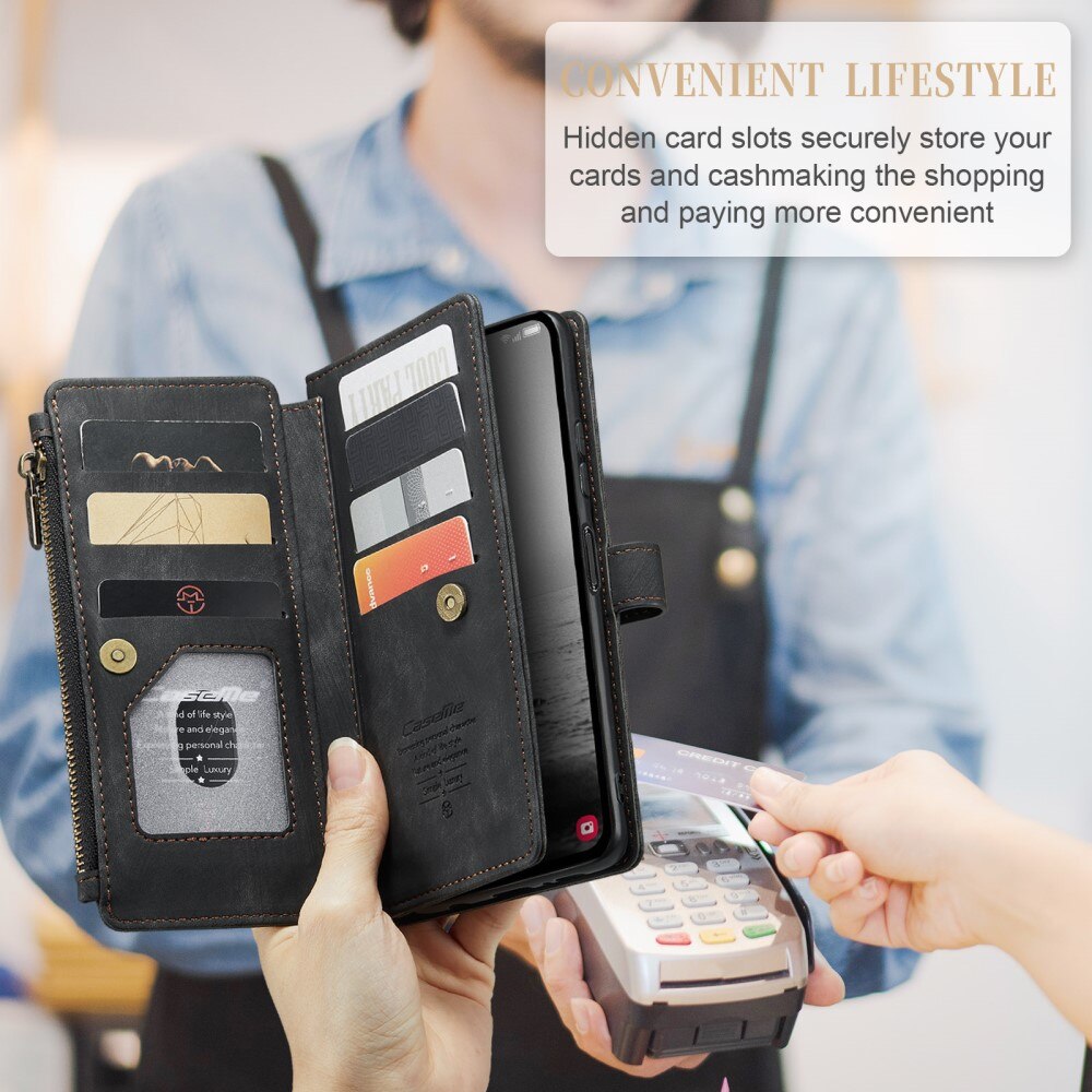 Cartera Zipper Samsung Galaxy A54 Negro