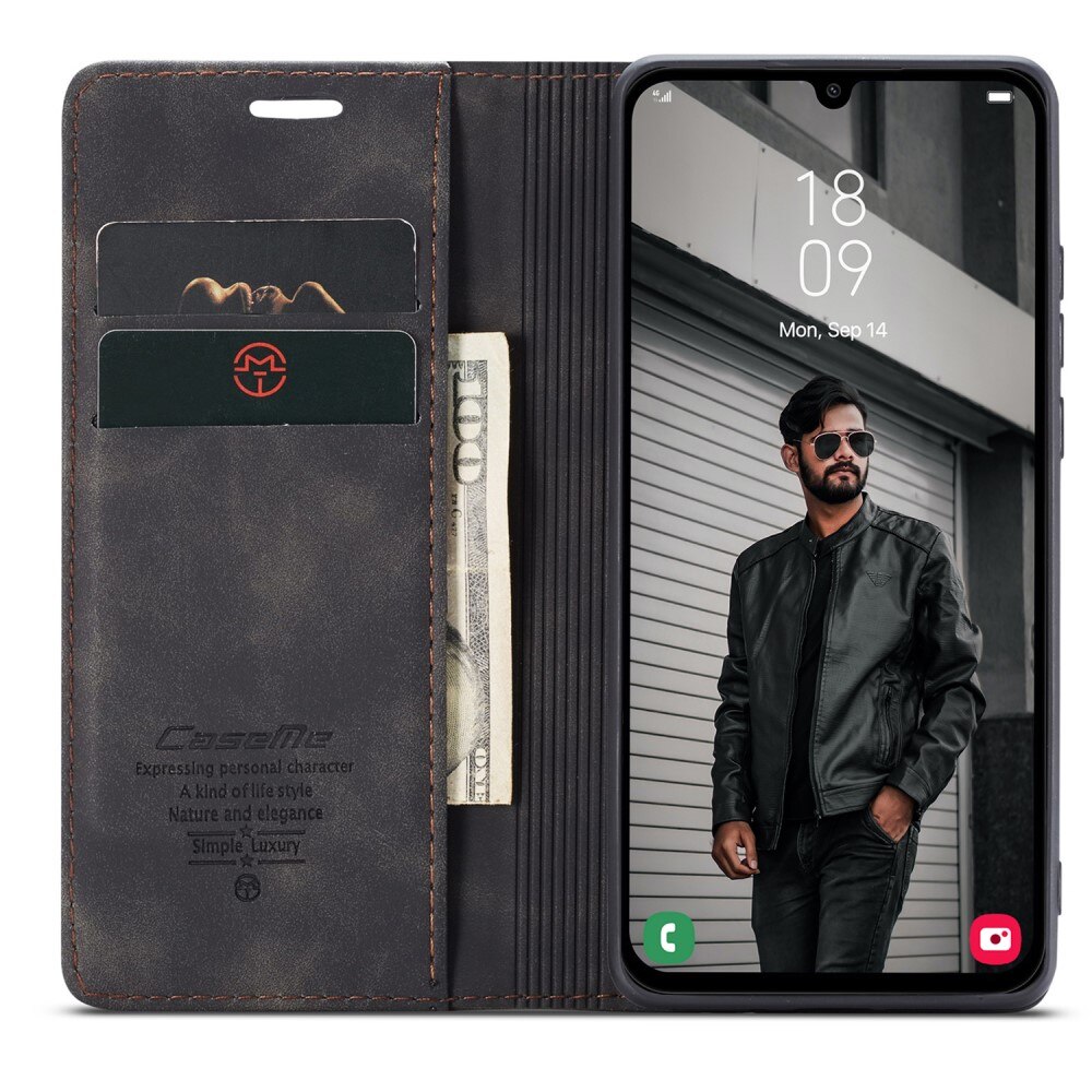 Funda delgada con solapa Samsung Galaxy A24 Negro