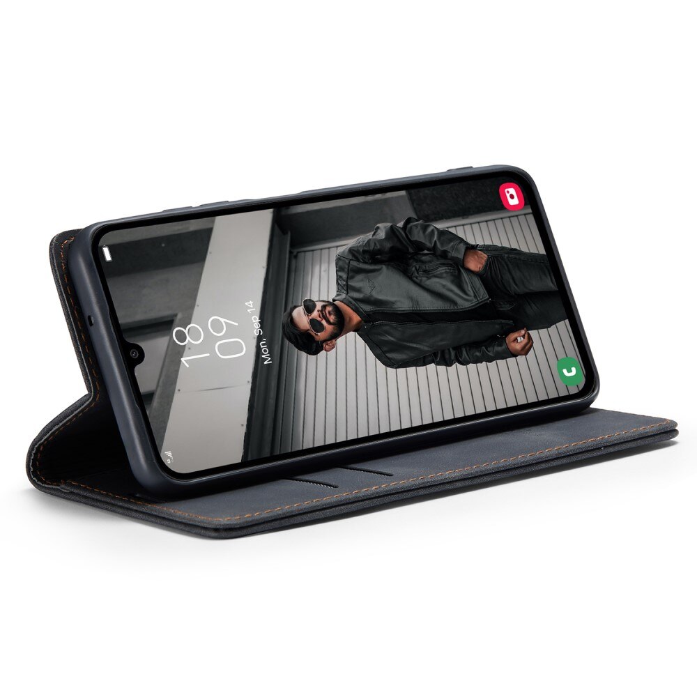 Funda delgada con solapa Samsung Galaxy A24 Negro