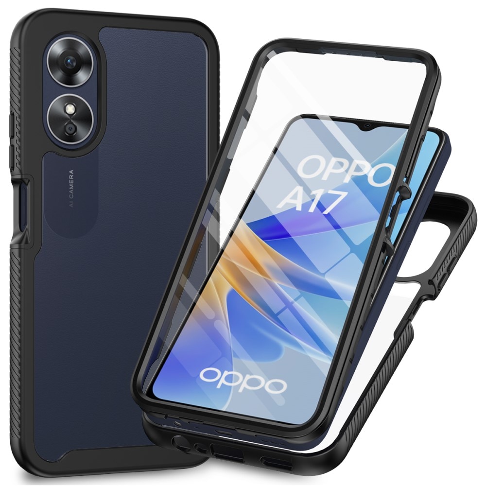 Funda Full Protection Oppo A17 negro