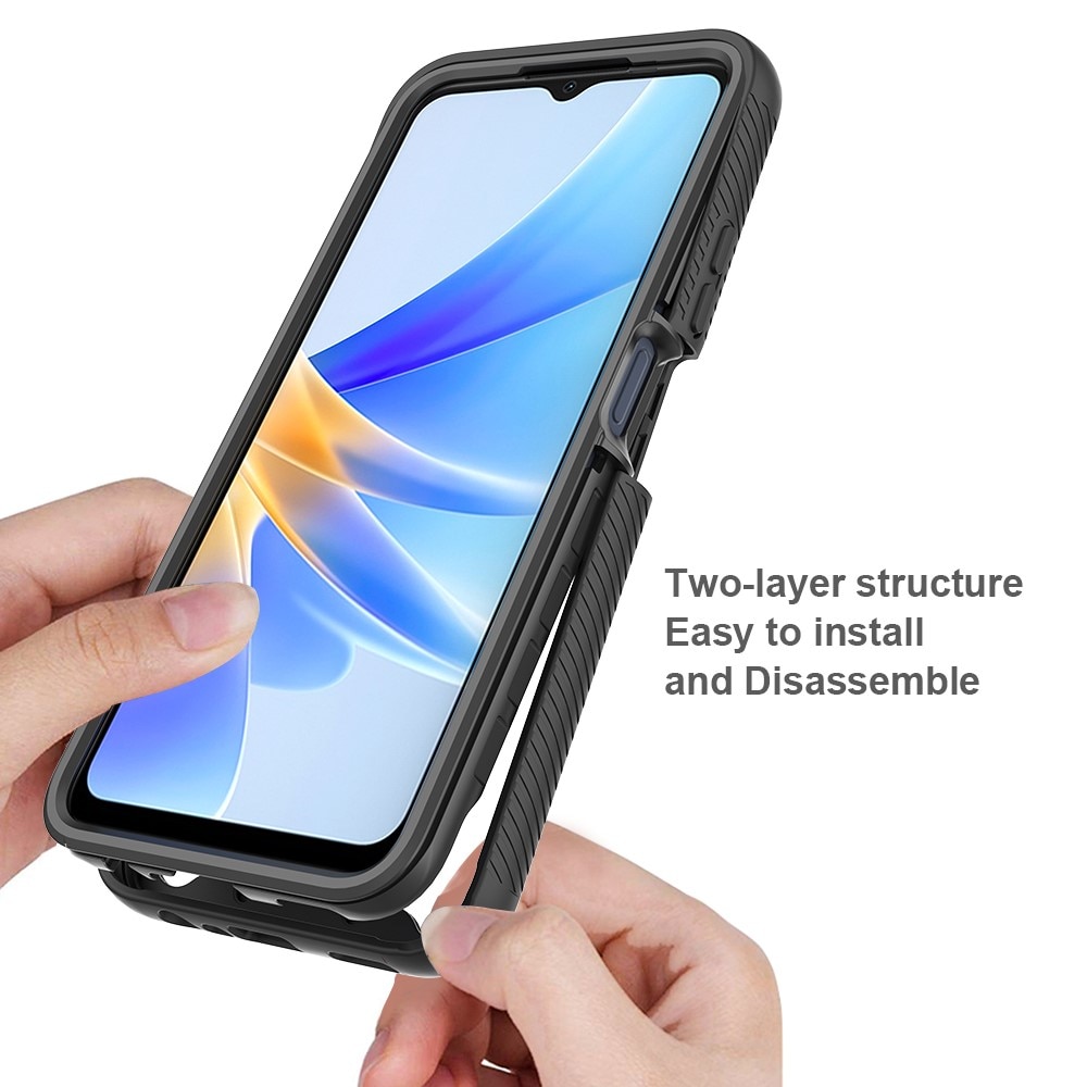 Funda Full Protection Oppo A17 Negro