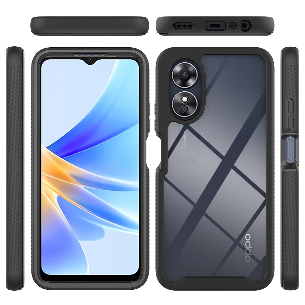 Funda Full Protection Oppo A17 Negro