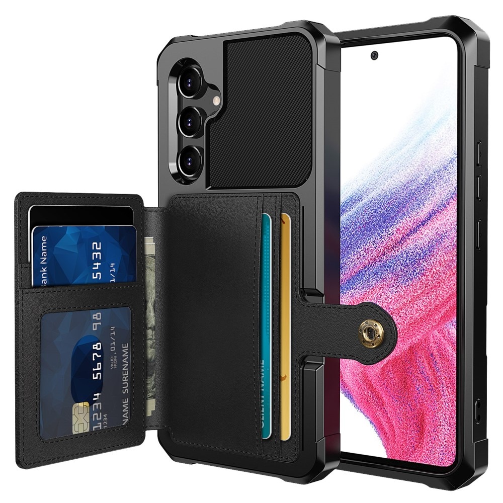 Funda con tarjetero Tough Multi-slot Samsung Galaxy A34 Negro