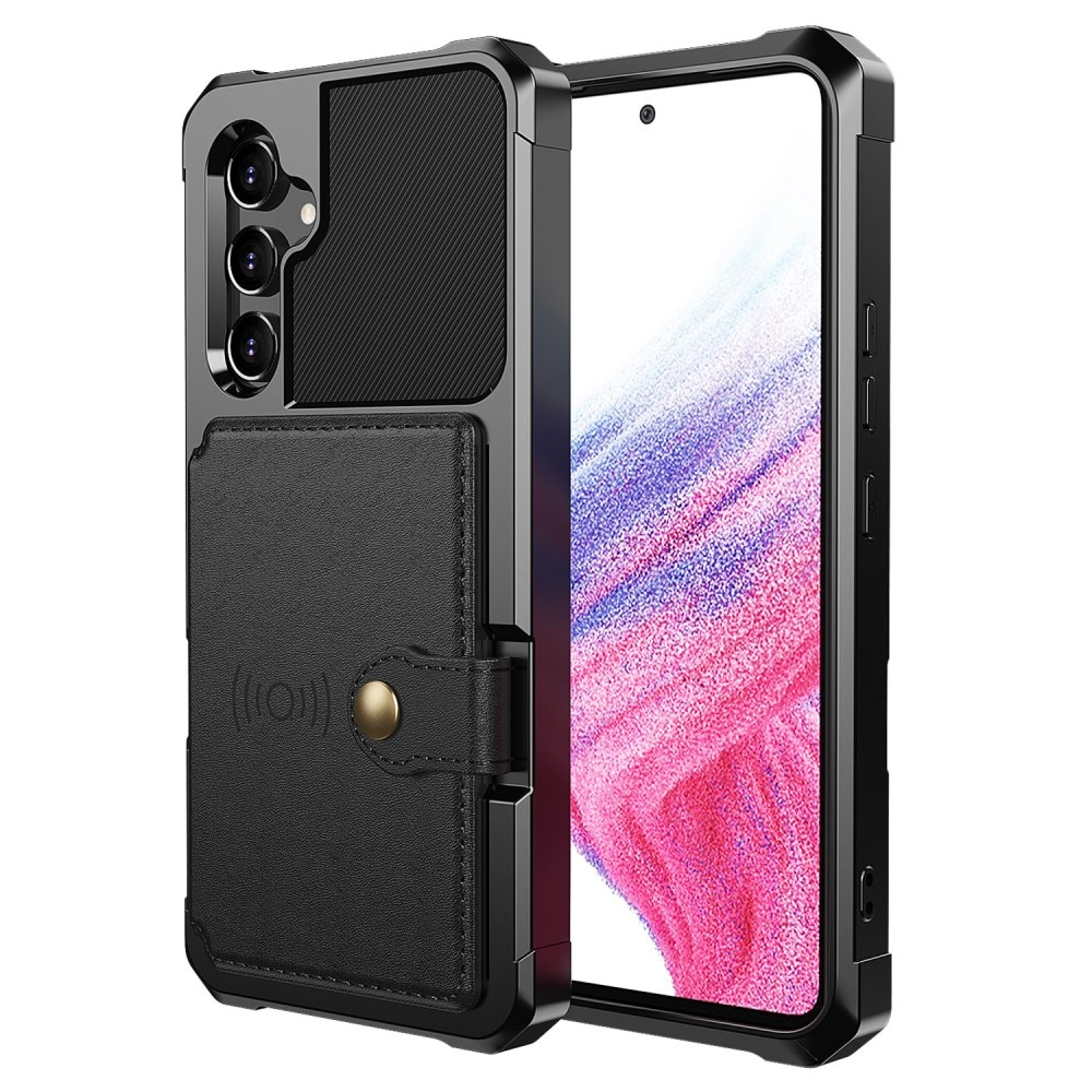 Funda con tarjetero Tough Multi-slot Samsung Galaxy A34 Negro