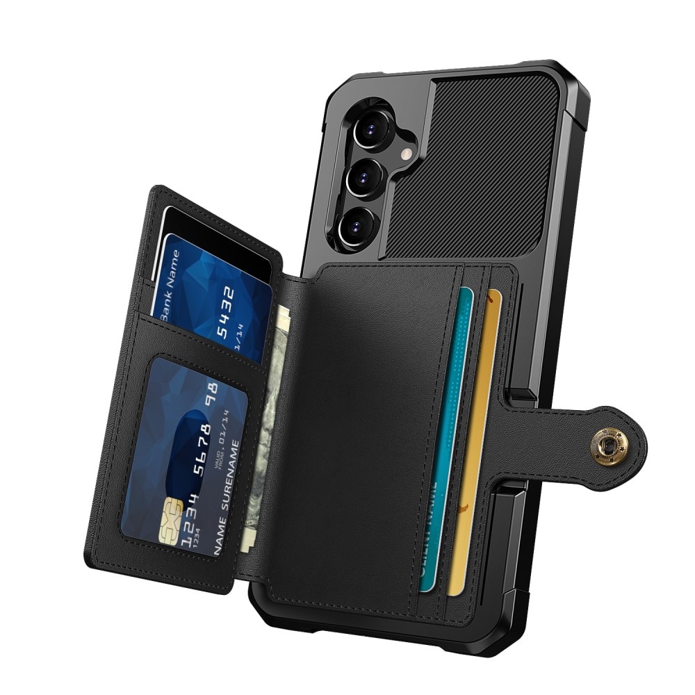 Funda con tarjetero Tough Multi-slot Samsung Galaxy A34 Negro