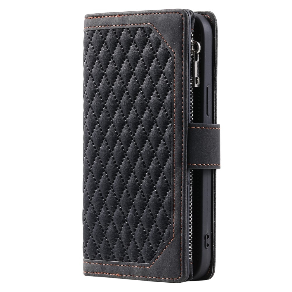 Funda acolchada tipo billetera Samsung Galaxy A54 Negro