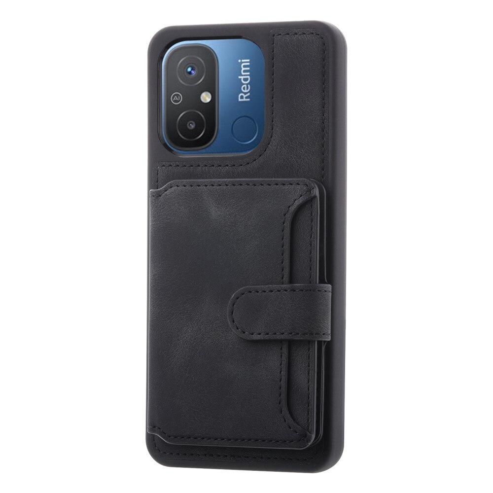 Funda con tarjetero anti-RFID Multi-slot Xiaomi Redmi 12C negro