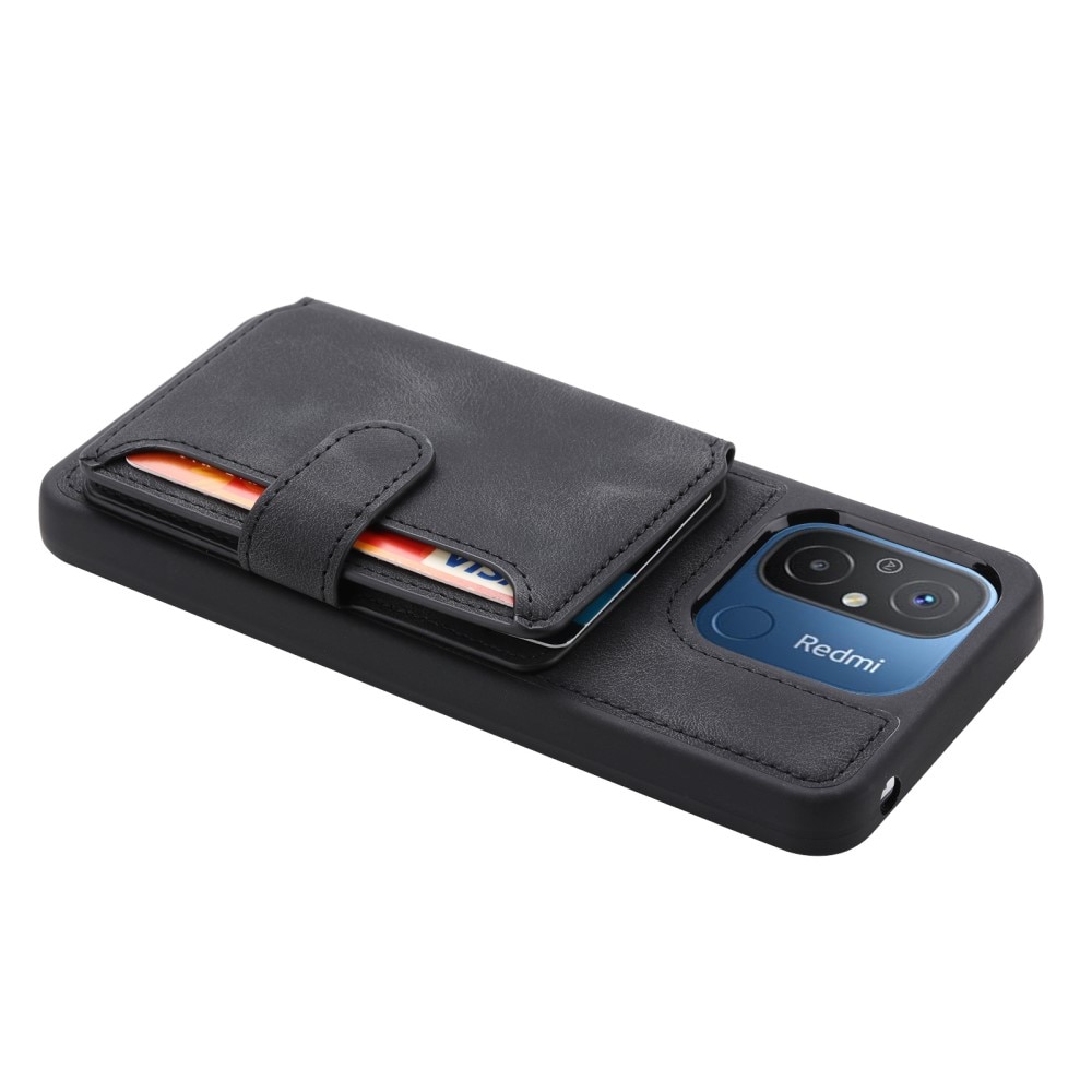 Funda con tarjetero anti-RFID Multi-slot Xiaomi Redmi 12C negro