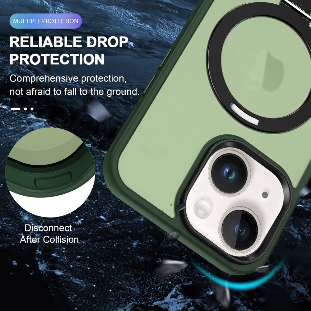 Funda híbrida MagSafe Ring iPhone 13 Verde