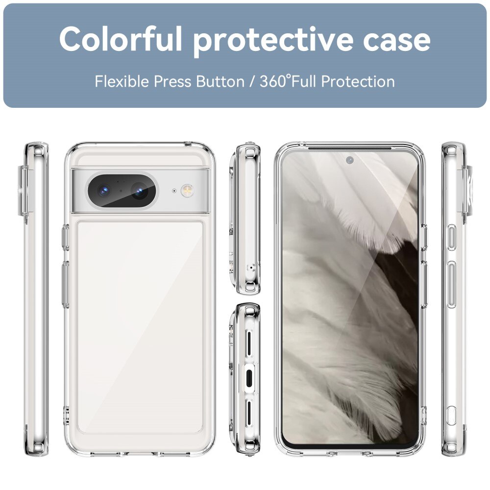 Funda Híbrida Crystal Hybrid Google Pixel 8 transparente