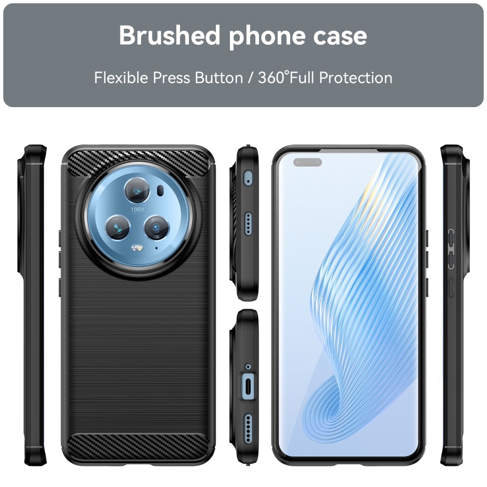 Funda TPU Brushed Honor Magic5 Pro Black