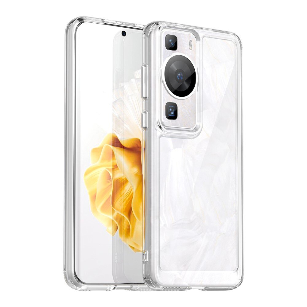 Funda híbrida Crystal Hybrid para Huawei P60/P60 Pro, transparente