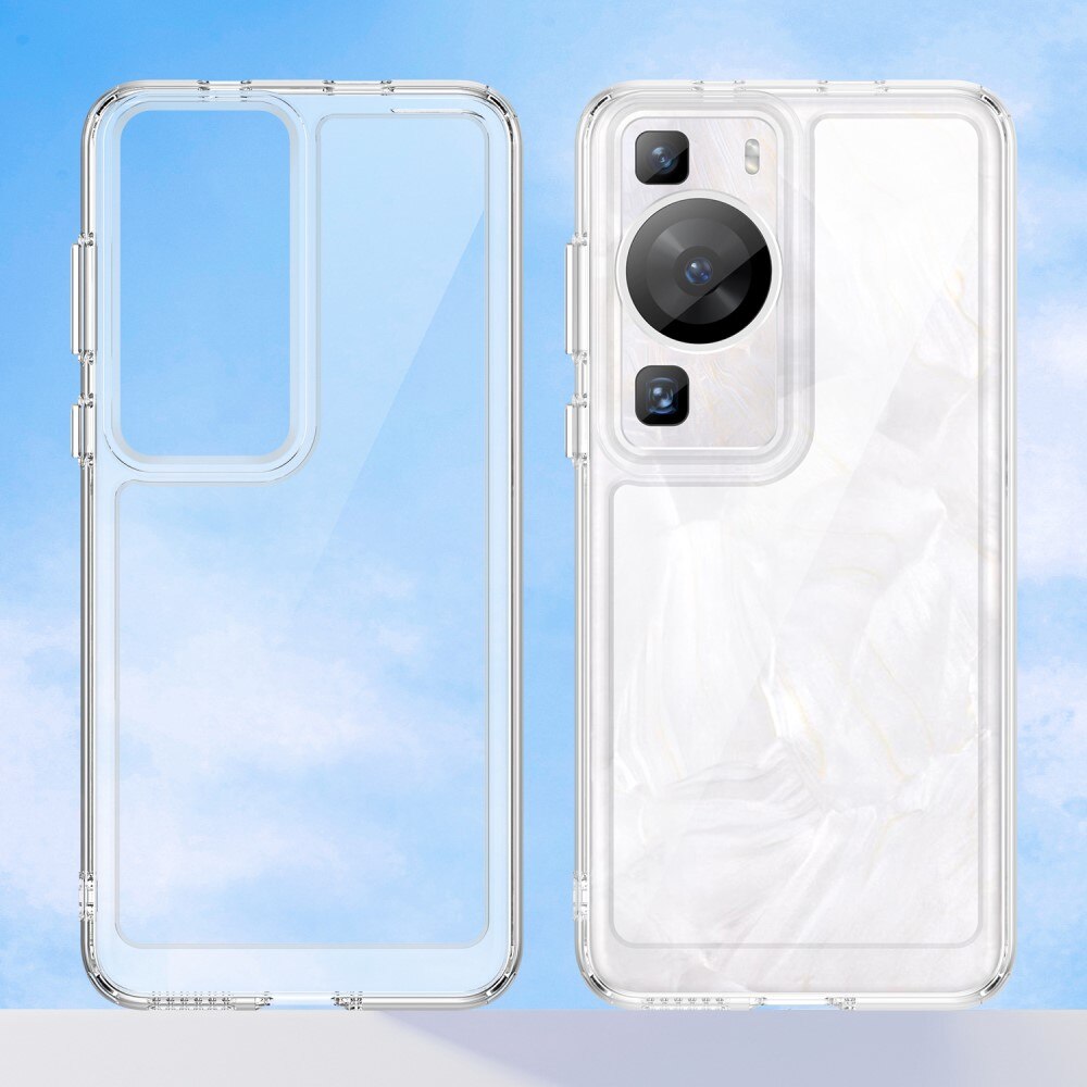 Funda híbrida Crystal Hybrid para Huawei P60/P60 Pro, transparente