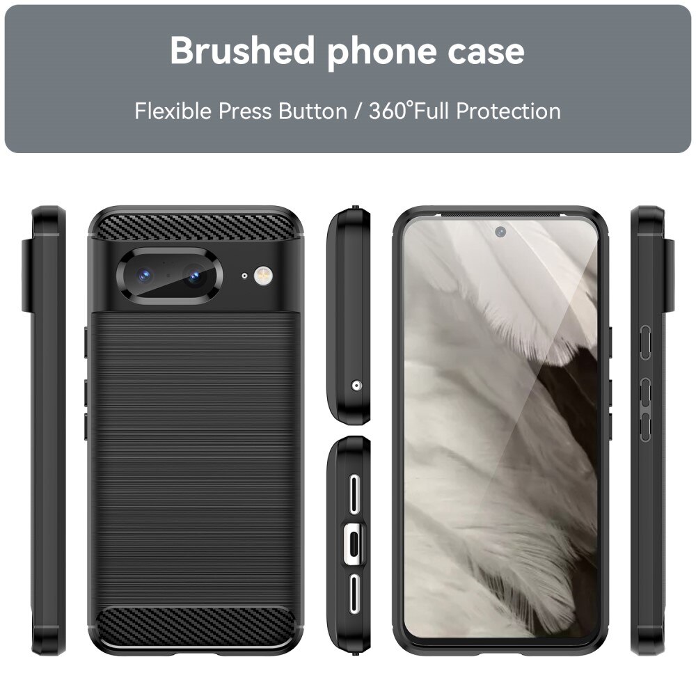 Funda TPU Brushed Google Pixel 8 Black