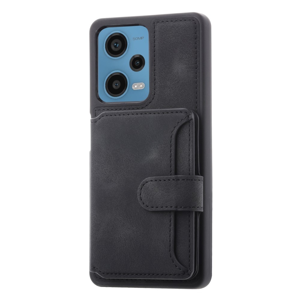 Funda con tarjetero anti-RFID Multi-slot Xiaomi Redmi Note 12 Pro 5G negro