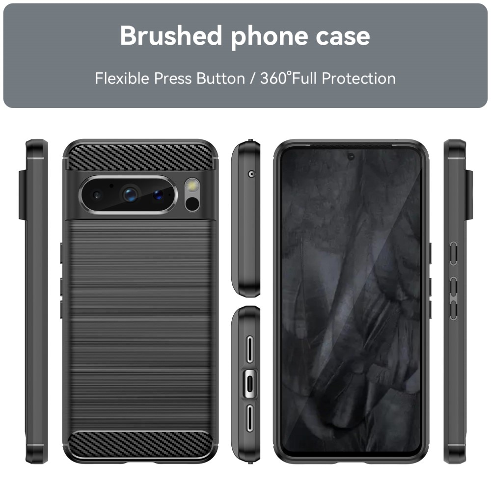 Funda TPU Brushed Google Pixel 8 Pro Black