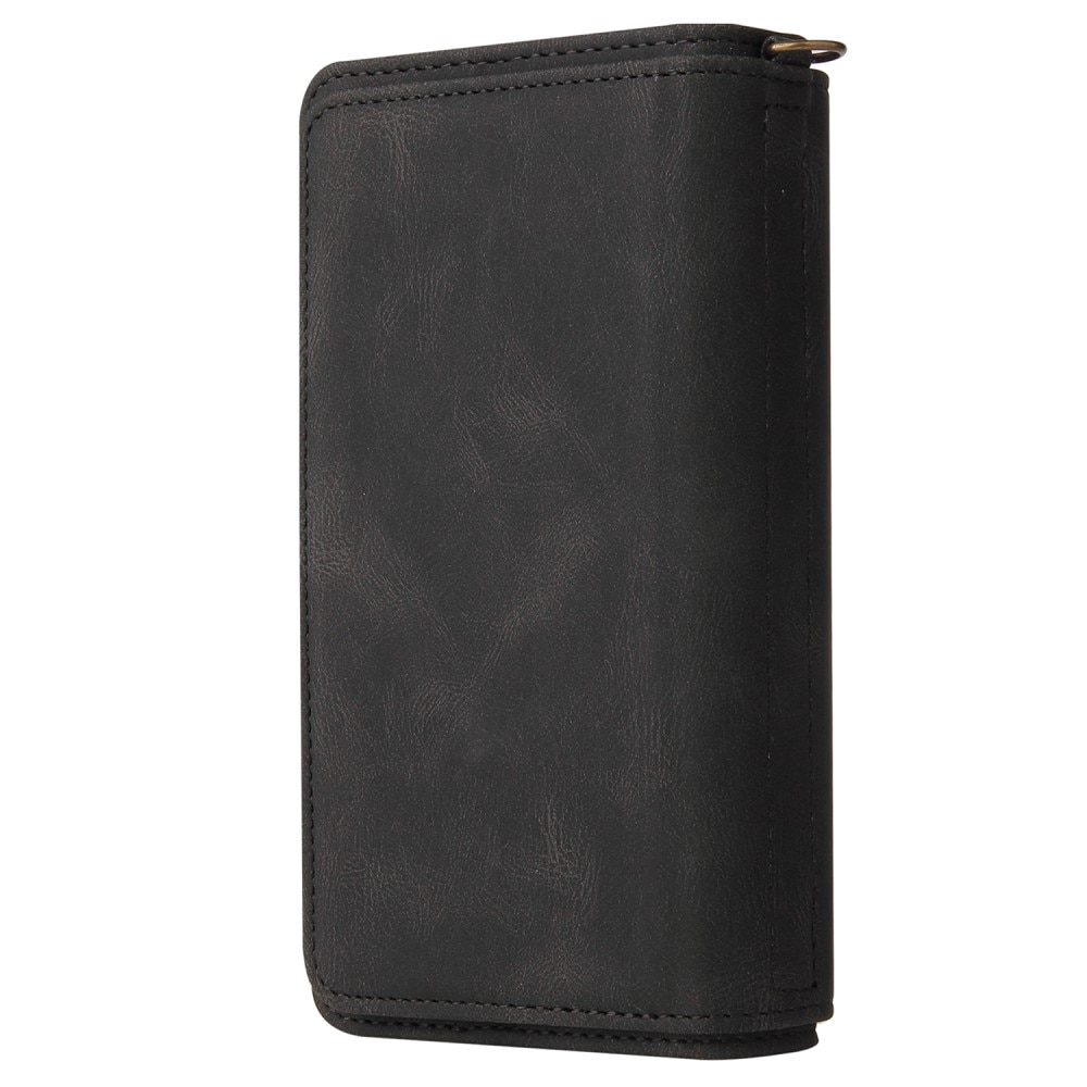 Leather Multi Wallet Motorola Moto G23 negro