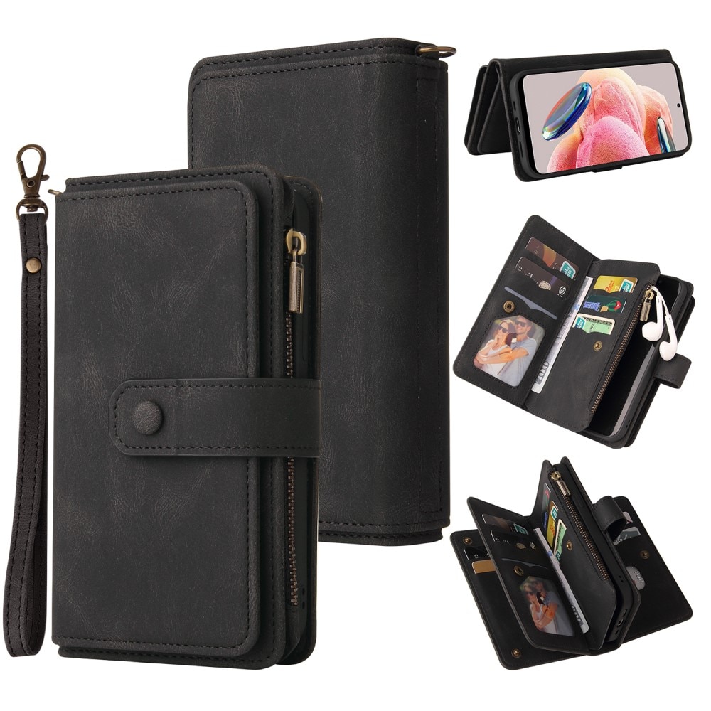 Leather Multi Wallet Xiaomi Redmi Note 12 negro