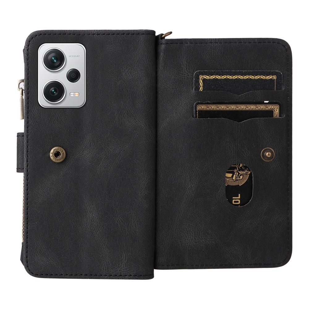 Leather Multi Wallet Xiaomi Redmi Note 12 Pro 5G negro
