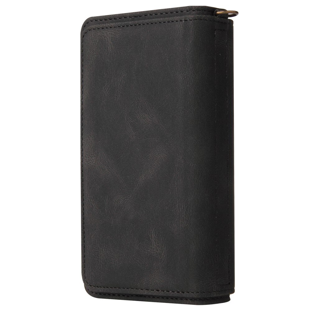 Leather Multi Wallet Samsung Galaxy A54 negro