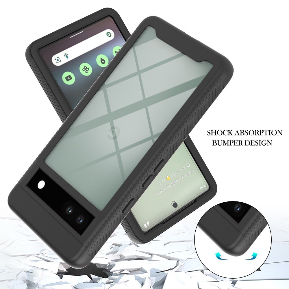 Funda con cobertura total Google Pixel 7a Negro