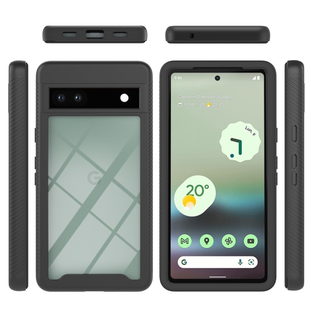 Funda con cobertura total Google Pixel 7a Negro