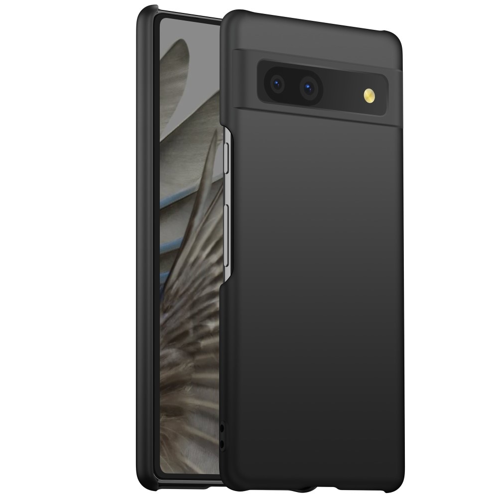 Funda rígida engomada Google Pixel 7a negro