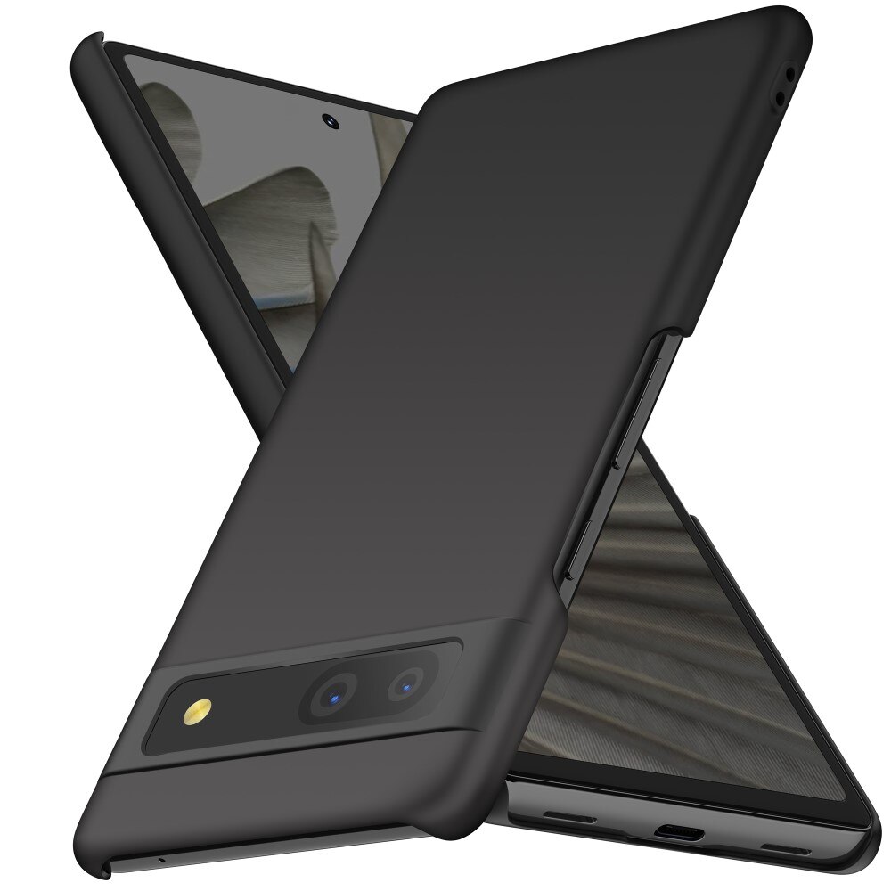 Funda rígida engomada Google Pixel 7a negro